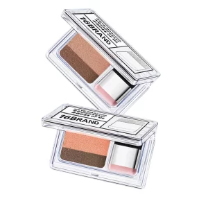 Double Color Eye Shadow Diamond Shimmer Eyeshadow Makeup Waterproof Mineral Powder Double-layer Glitter Eye Shadow